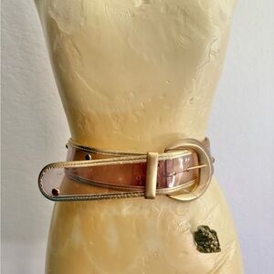 Vintage Deadstock Clear Studded Jewel Belt